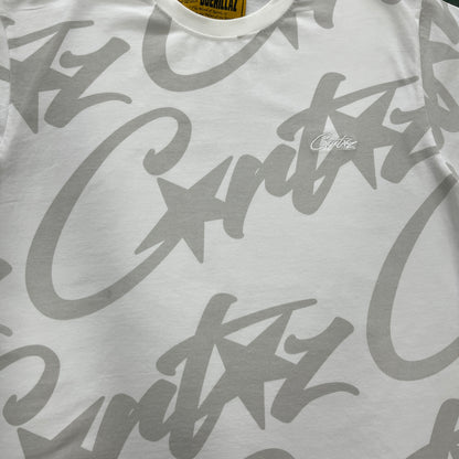 Corteiz Allstarz Allover Tee White