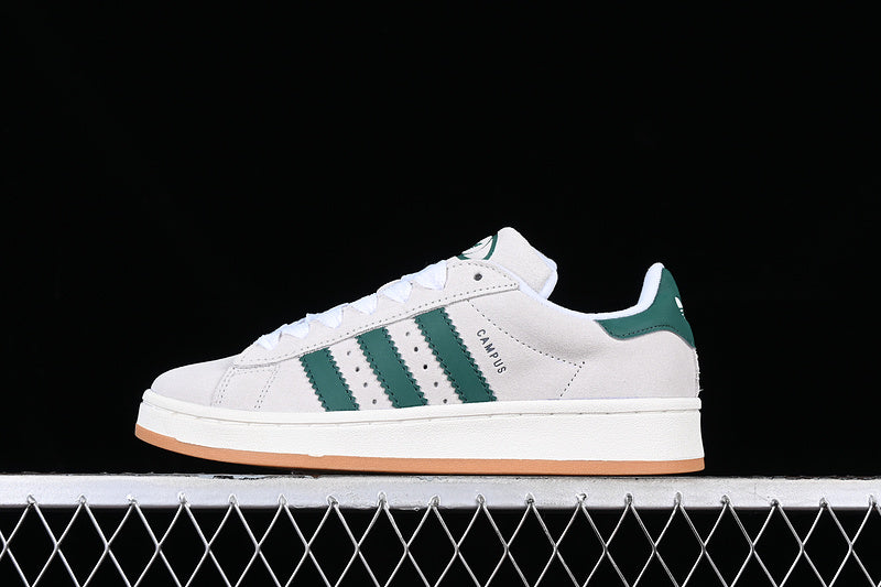 Adidas Campus 00s Crystal White Dark Green