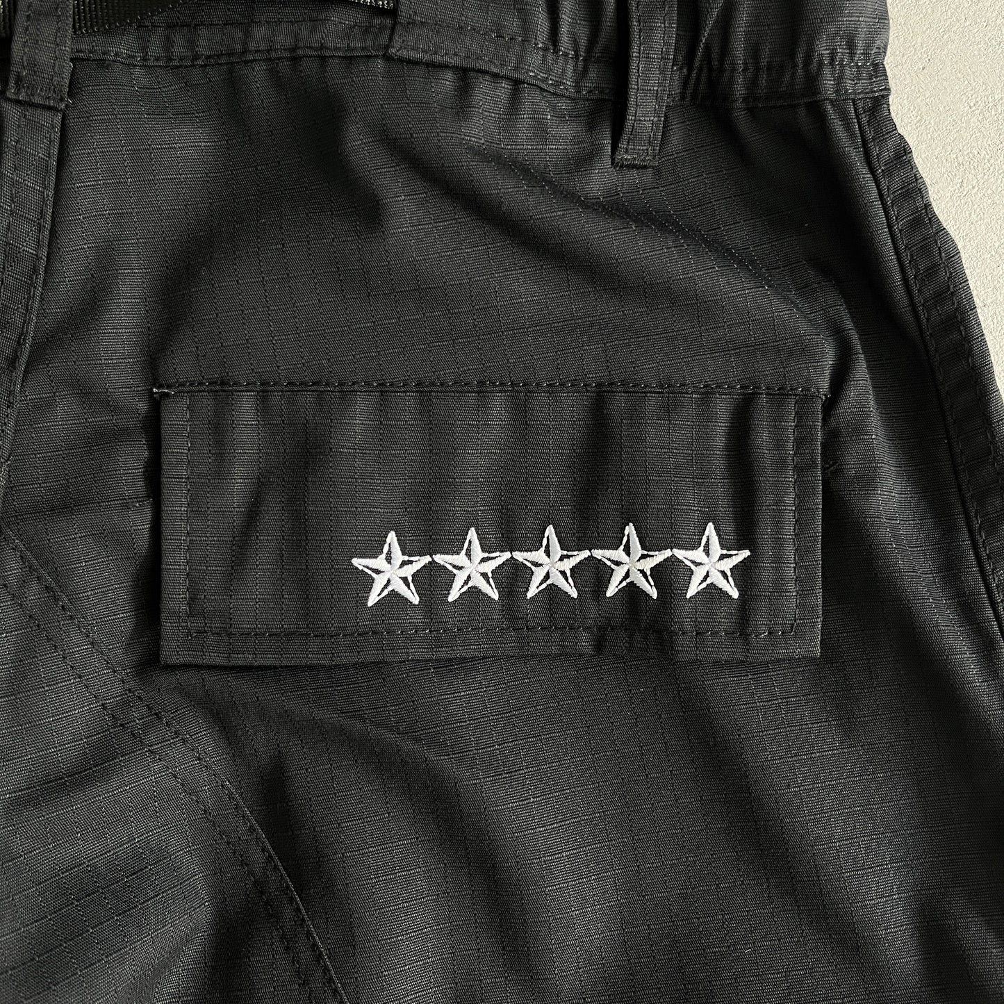 Corteiz 5 Starz Special Edition Guerillaz Cargo Pants Black