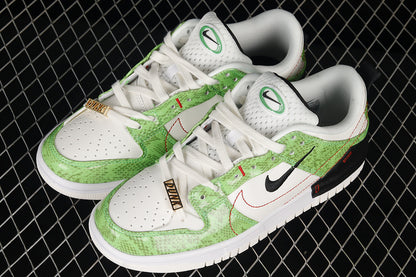 Nike Dunk Low Disrupt 2 Just Do It Snakeskin Green