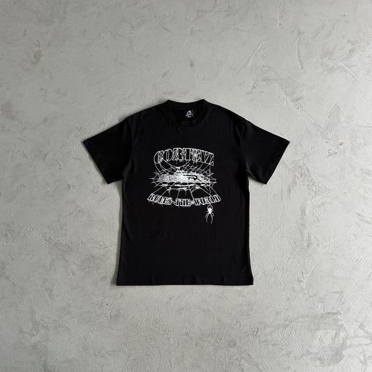 Corteiz Web Alcatraz Tee Black