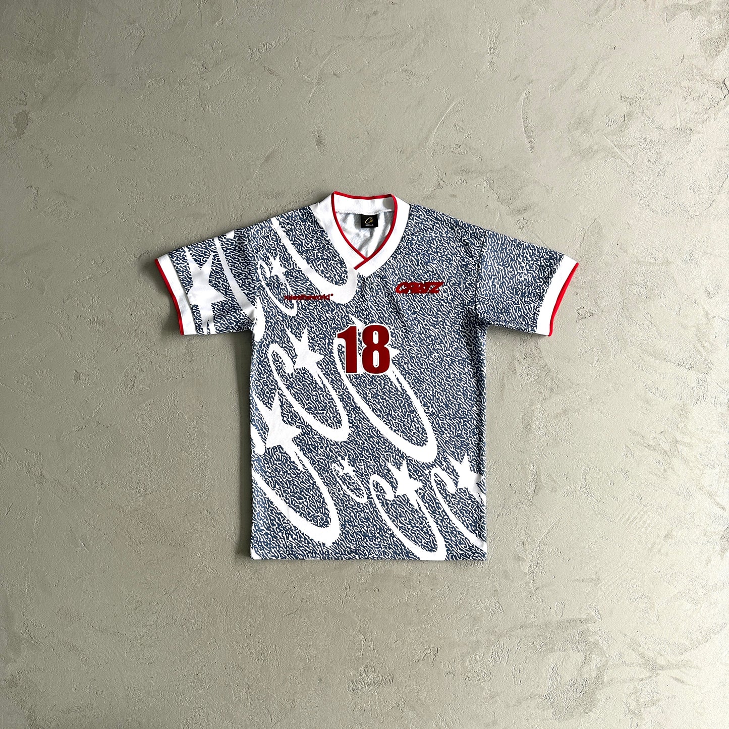 Corteiz Carni Stellations Football Jersey Grey