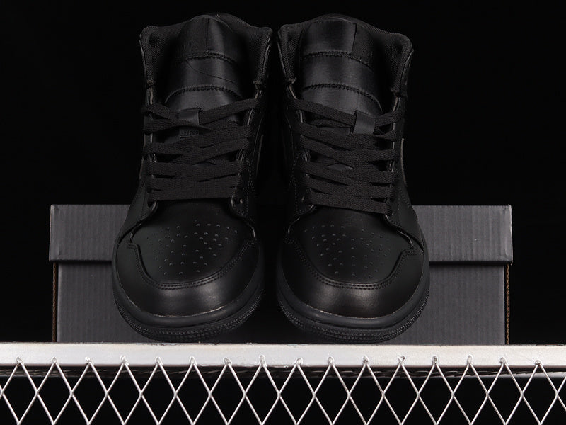 Jordan 1 Mid Triple Black