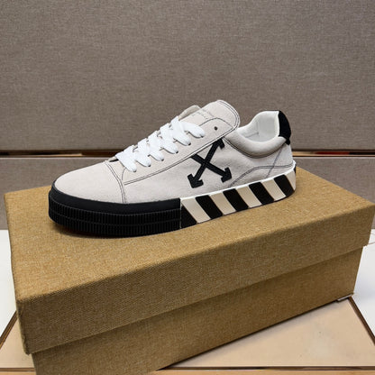 OFF-WHITE Vulc Low Leather White Black