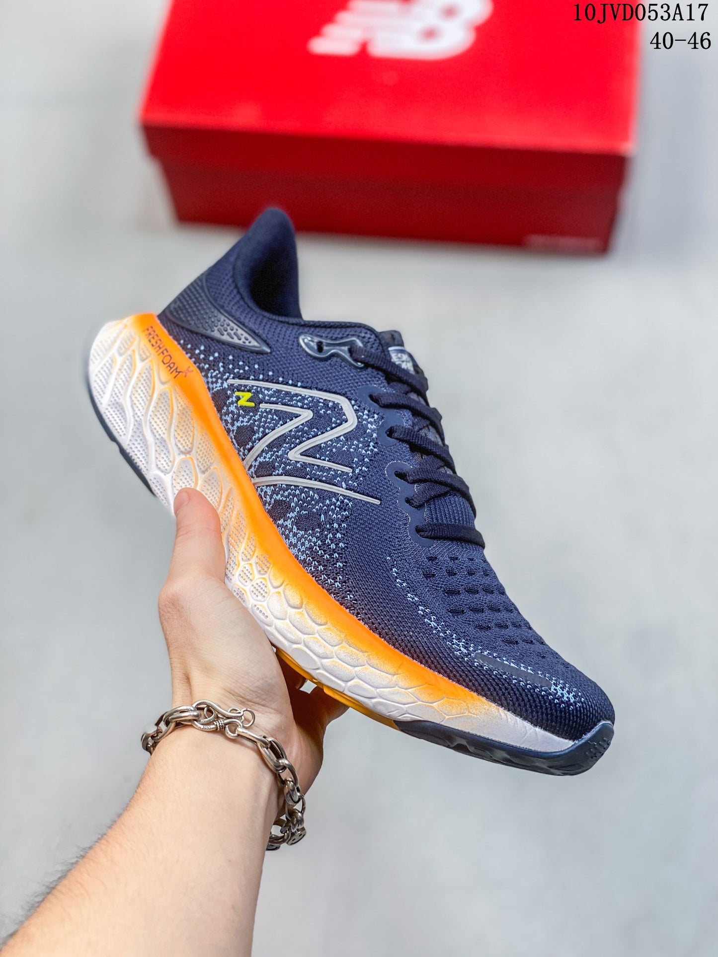 New Balance Fresh Foam X 1080v12 Eclipse Navy Vibrant Orange