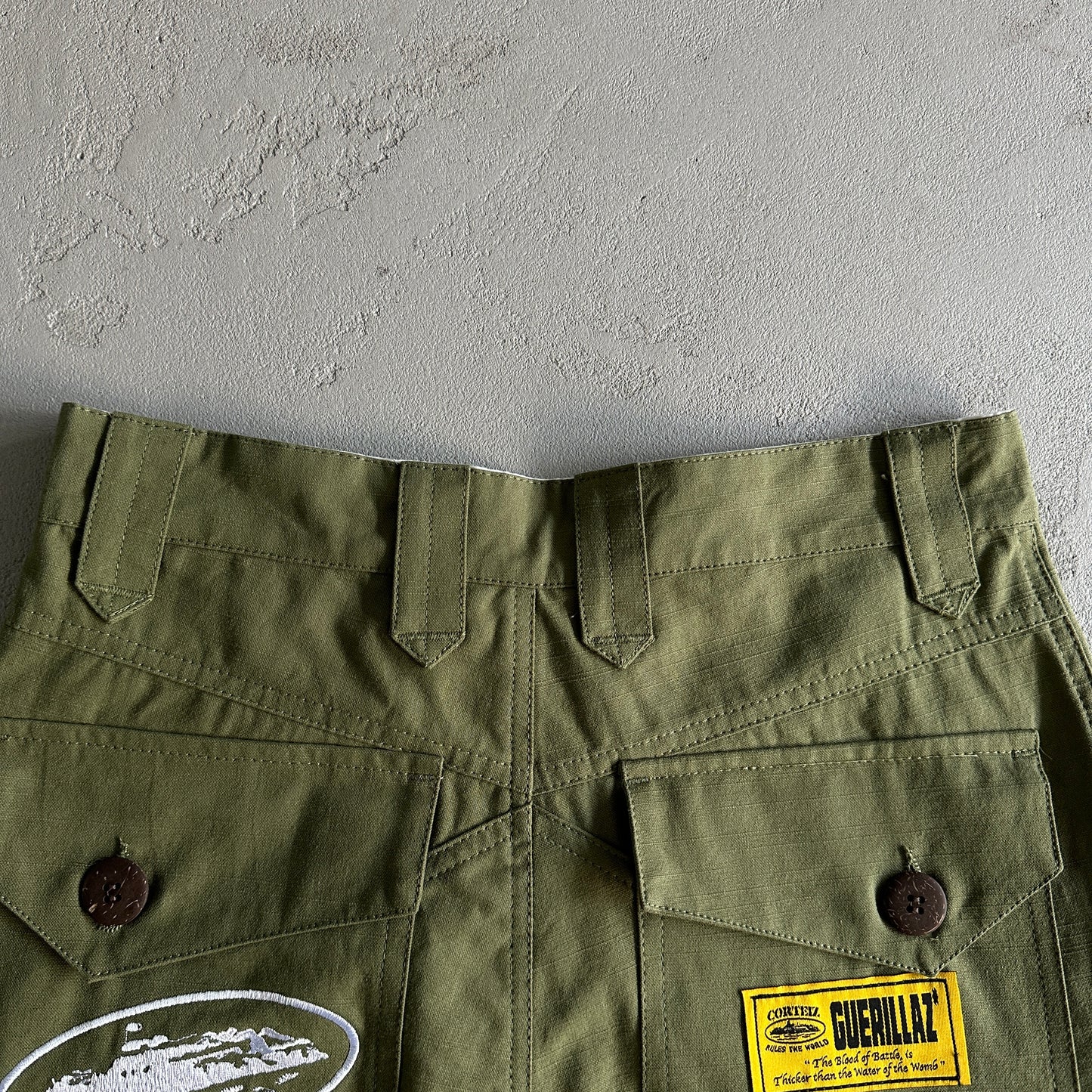 Corteiz Storm Cargo Shorts Khaki