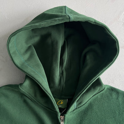 Corteiz Superior V2 Zip-Up Hoodie Forrest Green