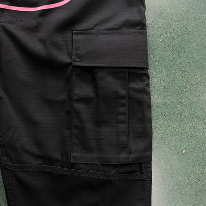 Corteiz Guerillaz Cargo Pants Black Pink