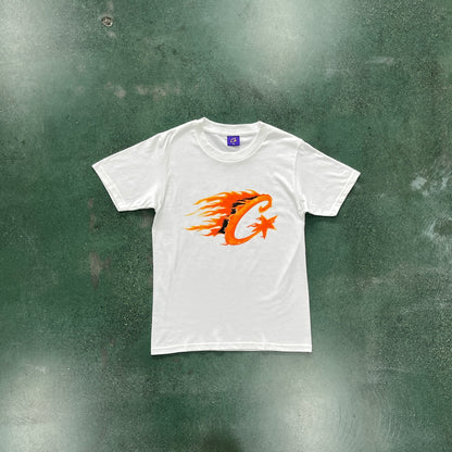 Corteiz C-Star Flame Tee White