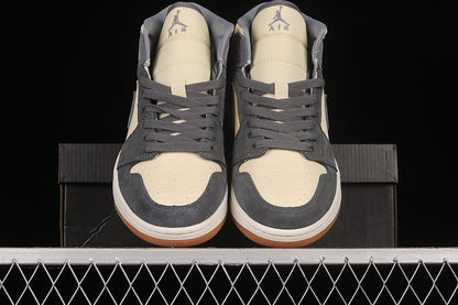 Jordan 1 Mid Coconut Milk Particle Grey