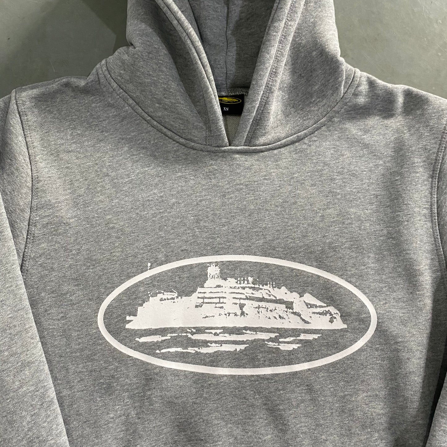 Corteiz Alcatraz Hoodie Grey