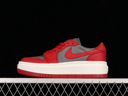 Jordan 1 Elevate Low Dark Grey Varsity Red