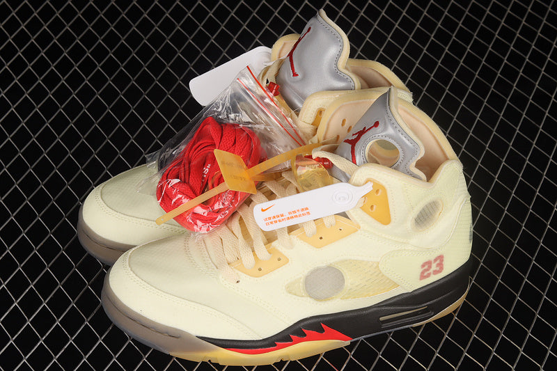 Jordan 5 Retro Off-White Sail