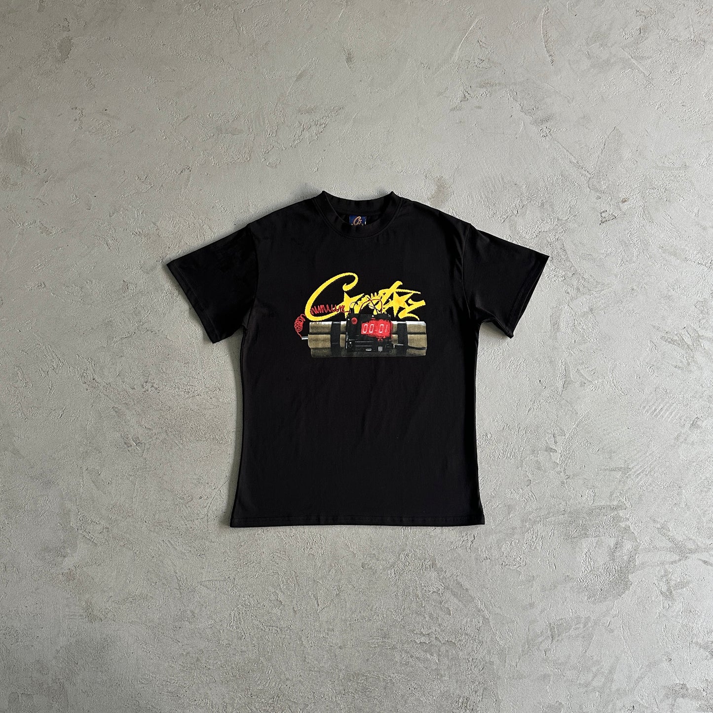 Corteiz Timebomb Tee Black