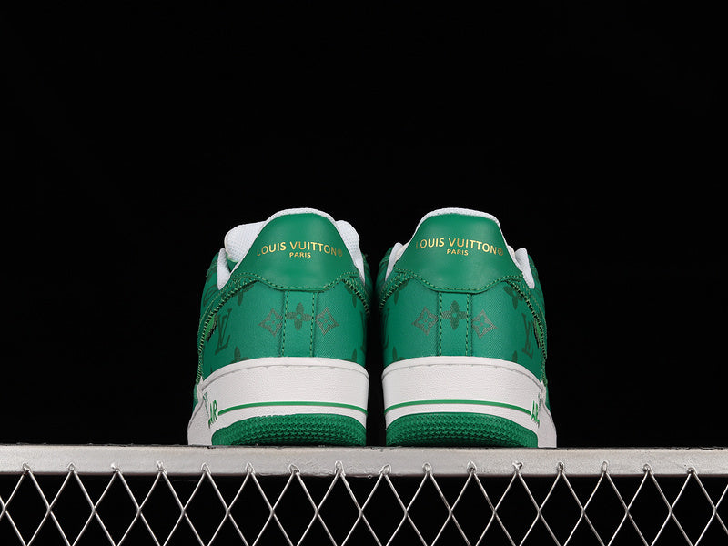 Nike Air Force 1 Low Louis Vuitton By Virgil Abloh White Green