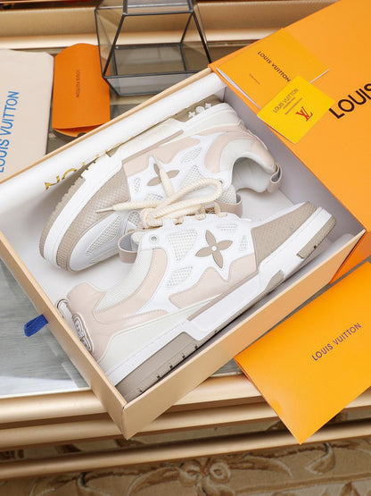 Louis Vuitton LV Skate Sneaker Beige White