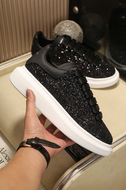 Alexander McQueen Oversized Black Glitter