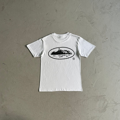 Corteiz Island Logo Tee White