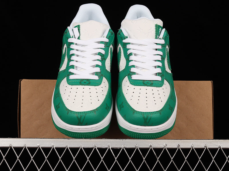 Nike Air Force 1 Low Louis Vuitton By Virgil Abloh White Green