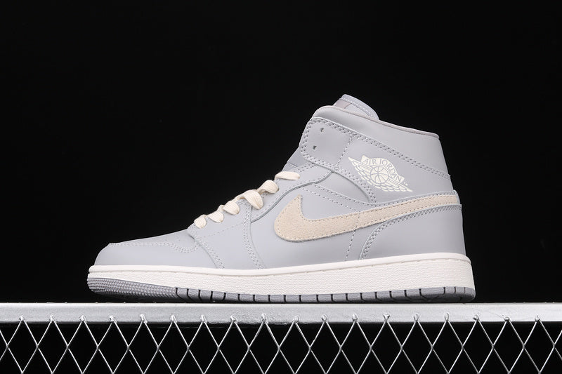 Jordan 1 Mid Atmosphere Grey Pale Ivory