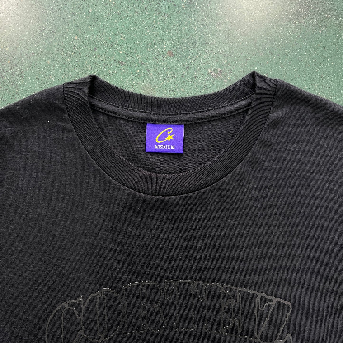 Corteiz Alcatraz Tee Triple Black