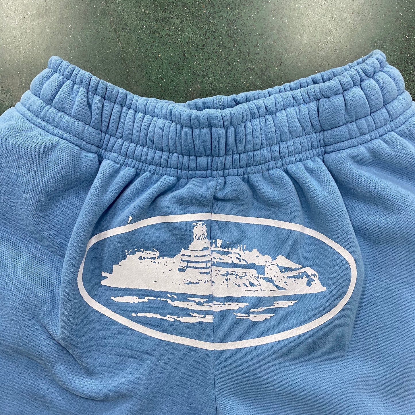 Corteiz Alcatraz Shorts Baby Blue