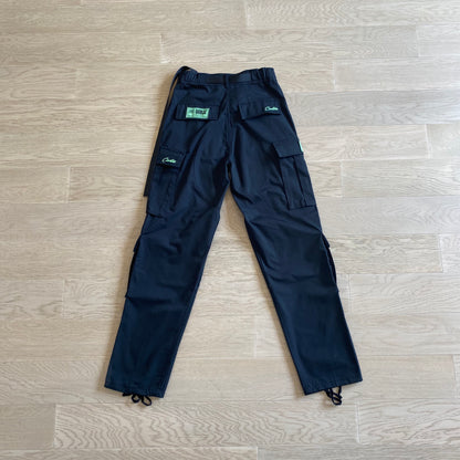 Corteiz Guerillaz Cargo Pants Black Green