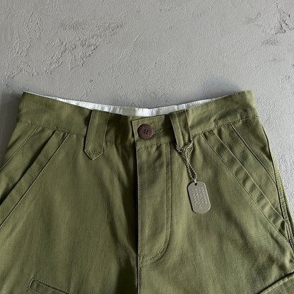 Corteiz Storm Cargo Shorts Khaki