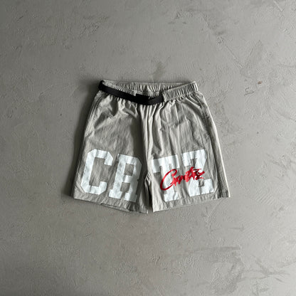 Corteiz CRTZ Nylon Shorts Grey