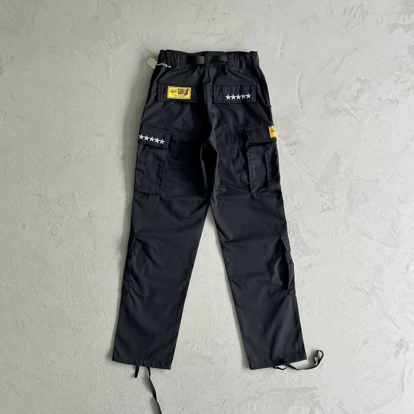 Corteiz 5 Starz Special Edition Guerillaz Cargo Pants Black