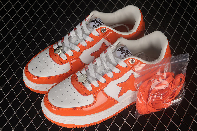 A Bathing Ape Bape Sta Low Orange