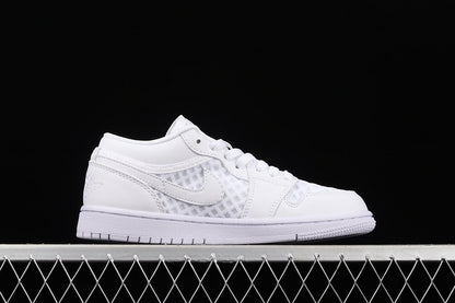 Jordan 1 Retro Low Breathe Triple White