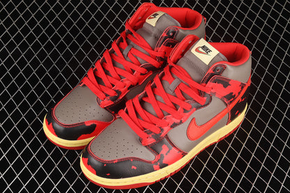 Nike Dunk High 1985 Red Acid Wash