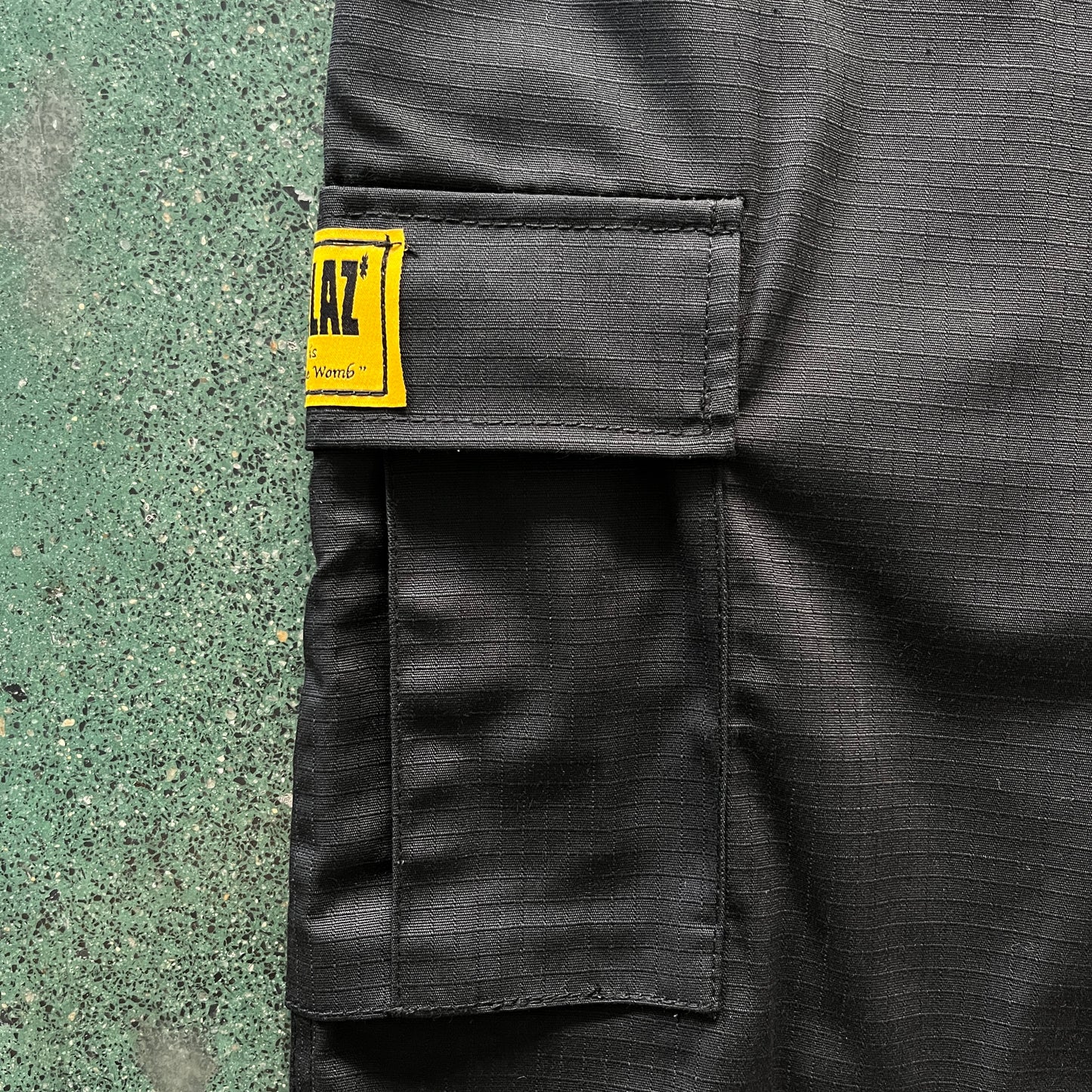 Corteiz Alcatraz Cargo Shorts Triple Black