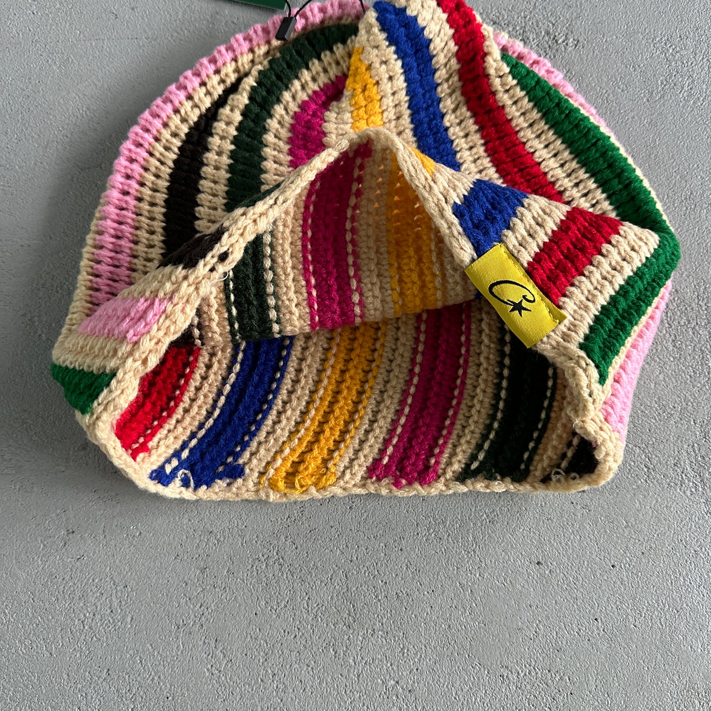 Corteiz Big Crochet Beanie Multicolor