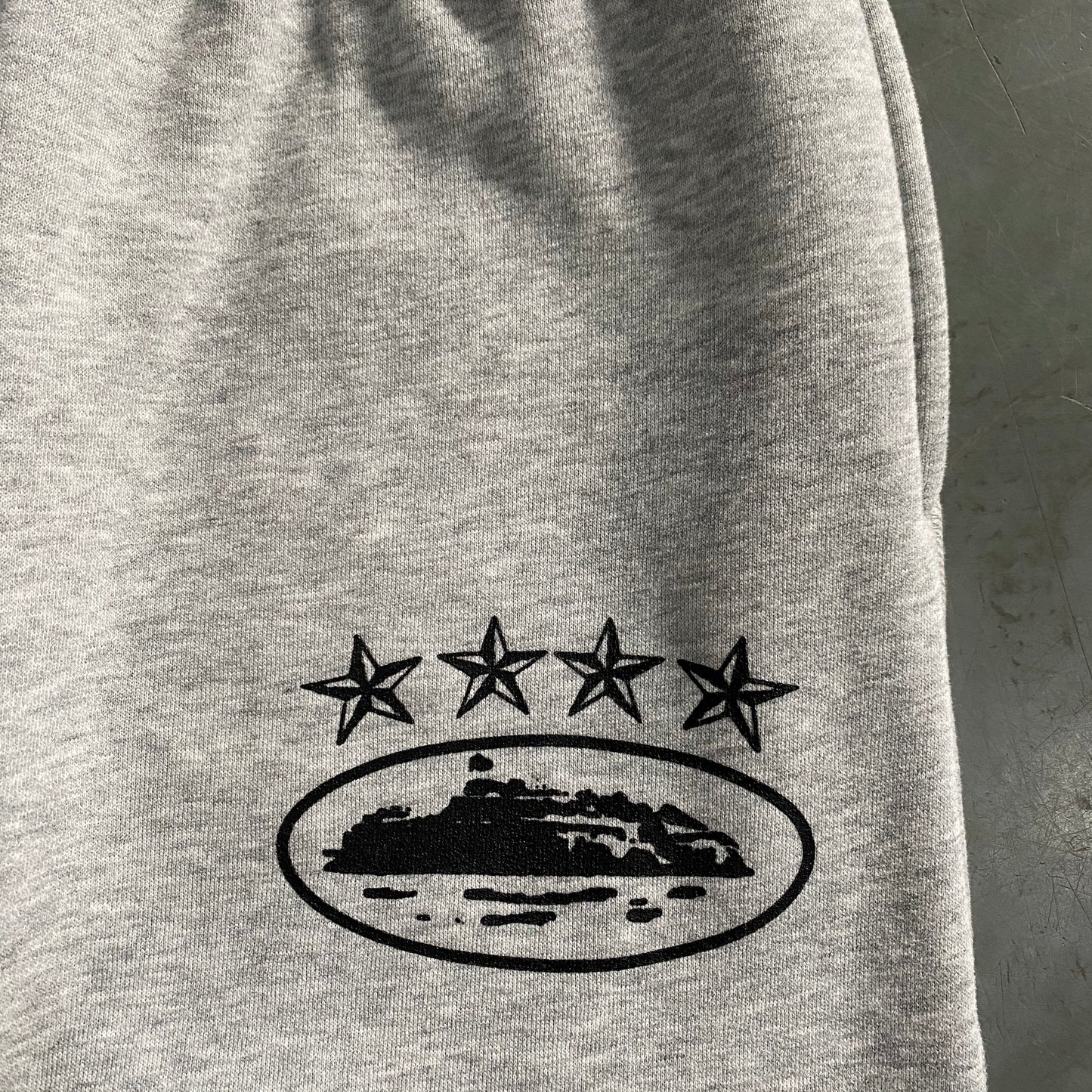 Corteiz 4Starz Alcatraz Sweatpants Grey