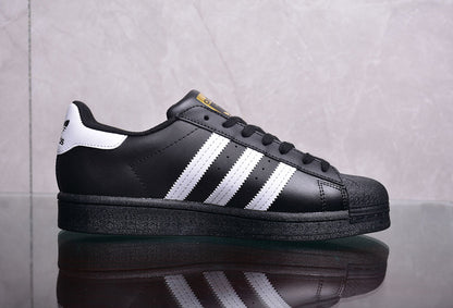 Adidas Superstar Core Black Cloud White Gold