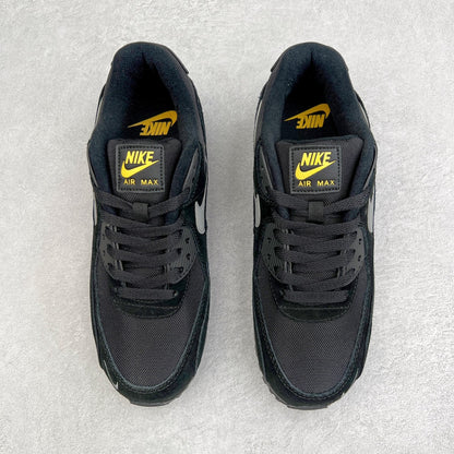 Nike Air Max 90 Black Yellow Strike Metallic Cool Grey