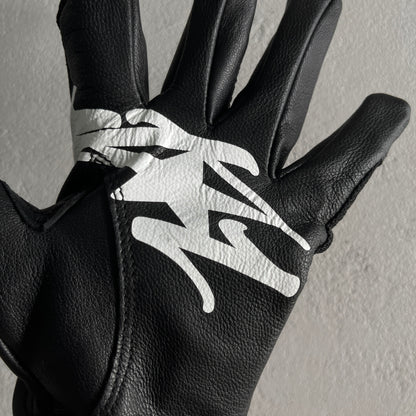 Corteiz Leather Gloves Black