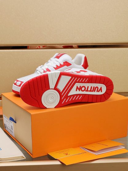 Louis Vuitton LV Trainer Yayoi Kusama White Red