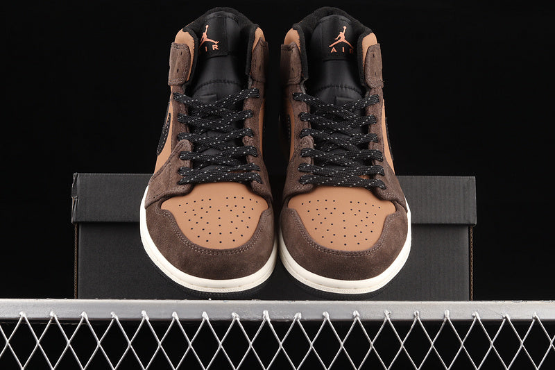 Jordan 1 Mid Dark Chocolate