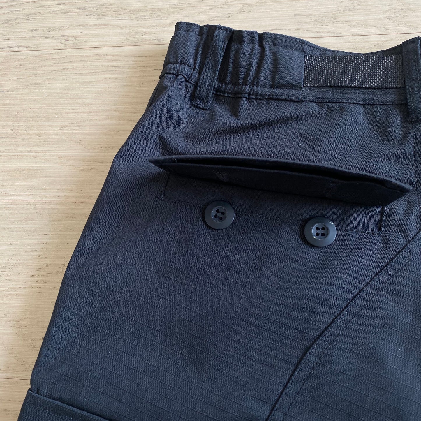 Corteiz Alcatraz Cargo Shorts Black