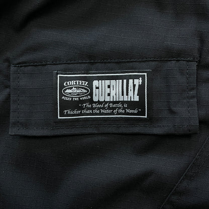 Corteiz Guerillaz Cargo Pants Triple Black