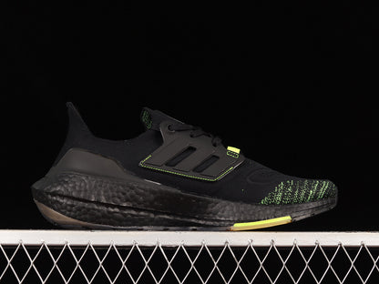 Adidas Ultra Boost 22 Black Solar Yellow